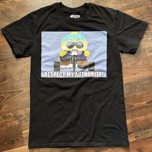 South Park - Eric Cartman "Respect My Authority" T-Shirt - Size S - Unisex
